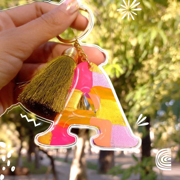 Llaveros de inicial ✨